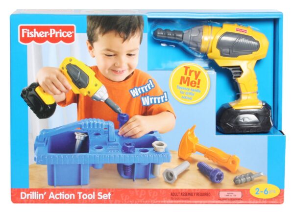 Fisher Price Drillin Action Tool Set-1452