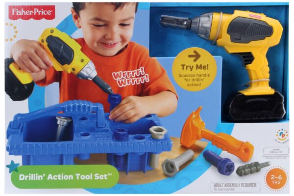 Fisher Price Drillin Action Tool Set-1454