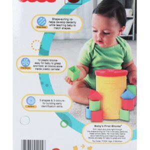 Fisher Price Brilliant Basics Babys First Blocks Set - Multicolor-1417