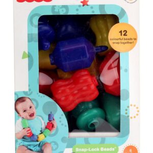 Fisher Price Brilliant Basics Snap Lock Bead Shapes - Multicolor-1438