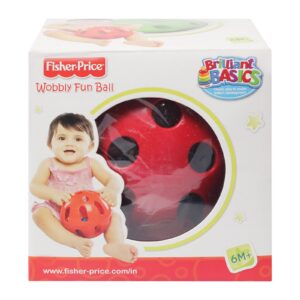 Fisher Price Woobly Fun Ball - Red-0