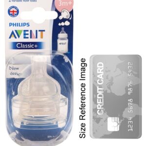 Avent Classic Silicone Teat Variable Flow - Set of 2-1875