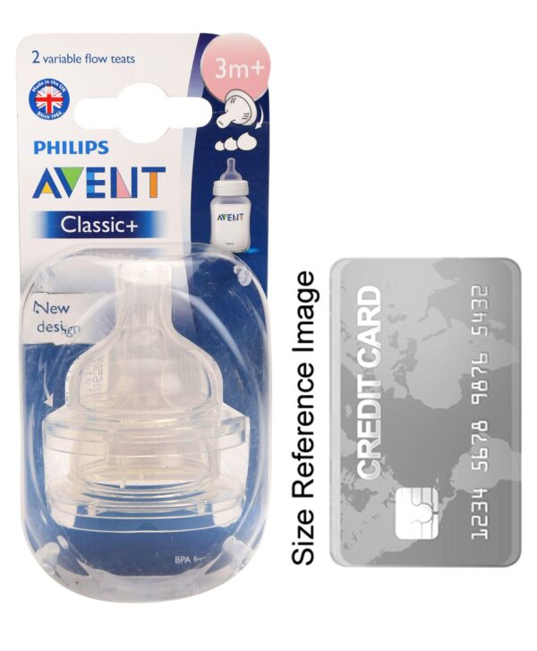 Avent Classic Silicone Teat Variable Flow - Set of 2-1875