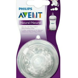 Avent Teat natural Variable Flow - Pack of 2 (3m+)-0