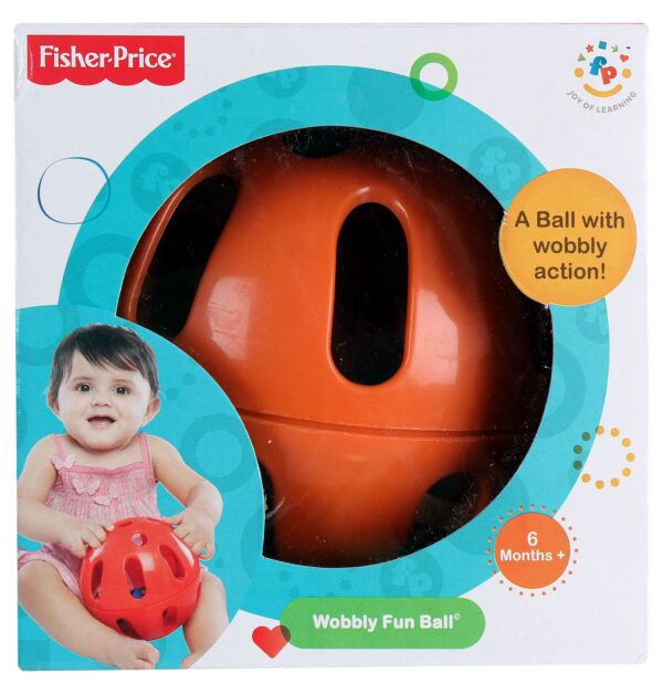 Fisher Price Woobly Fun Ball - Orange-1416