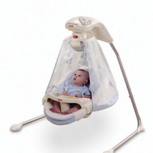 Fisher Price Star Light Papasan Cradle Swing-1682