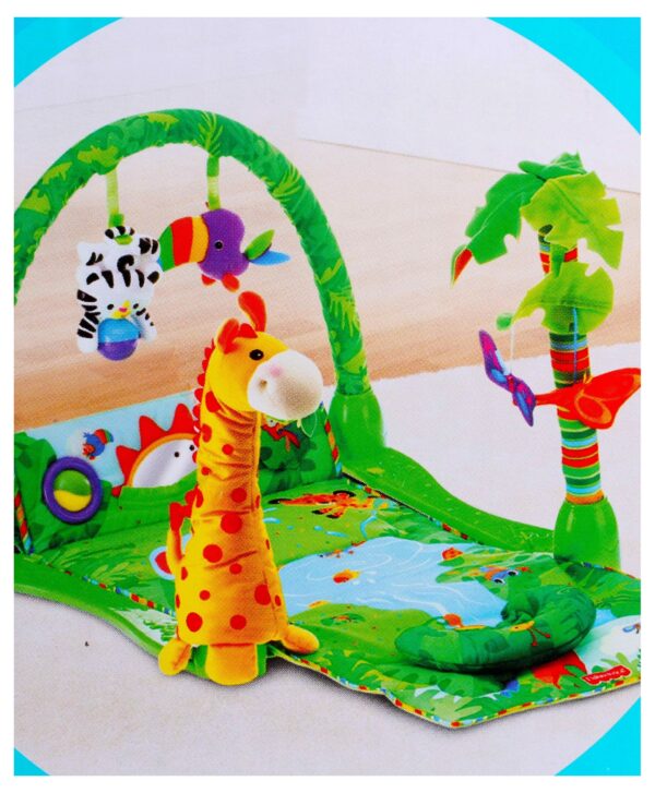 Fisher Price 3 In 1 Musical Play Gym Rain Forest Theme-1403