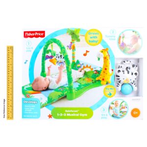 Fisher Price 3 In 1 Musical Play Gym Rain Forest Theme-1402