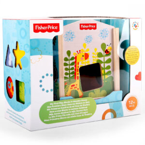 Fisher Price My First Blocks in Wooden House - Multicolor-0