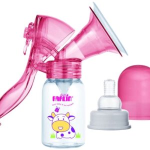 Farlin Manual Breast Pump with 3pc Milk Storage Bottle (BF-640A)-0
