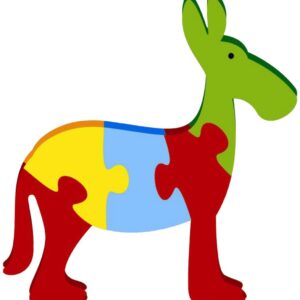 Kinder Creative Donkey Jigsaw Puzzle-0