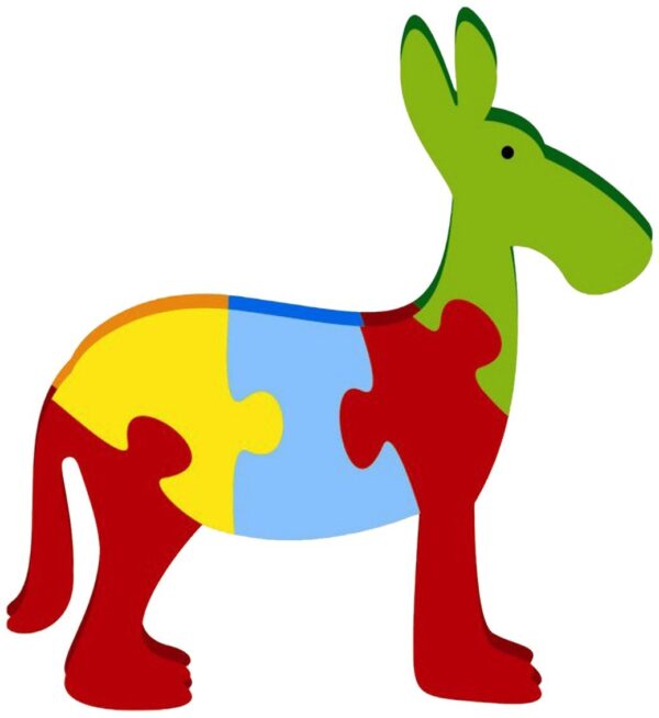 Kinder Creative Donkey Jigsaw Puzzle-0