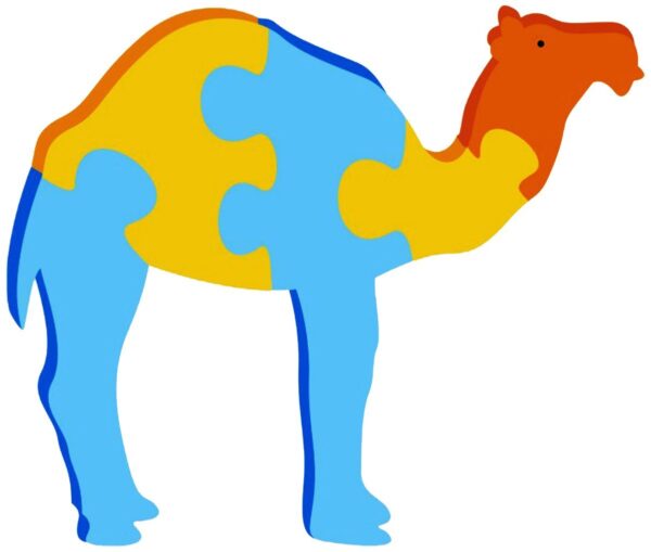 Kinder Creative Camel Jigsaw Puzzle-0