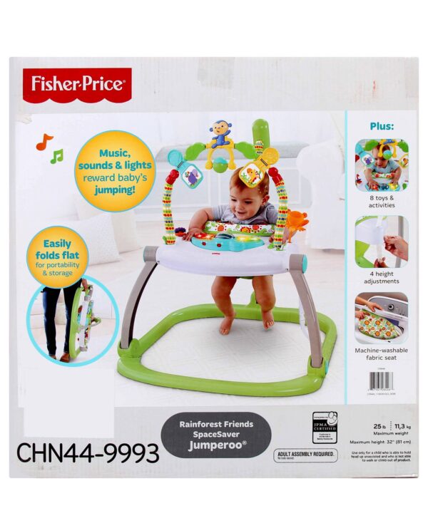 Fisher Price Rain Forest Friends Jumperoo - Green-1350