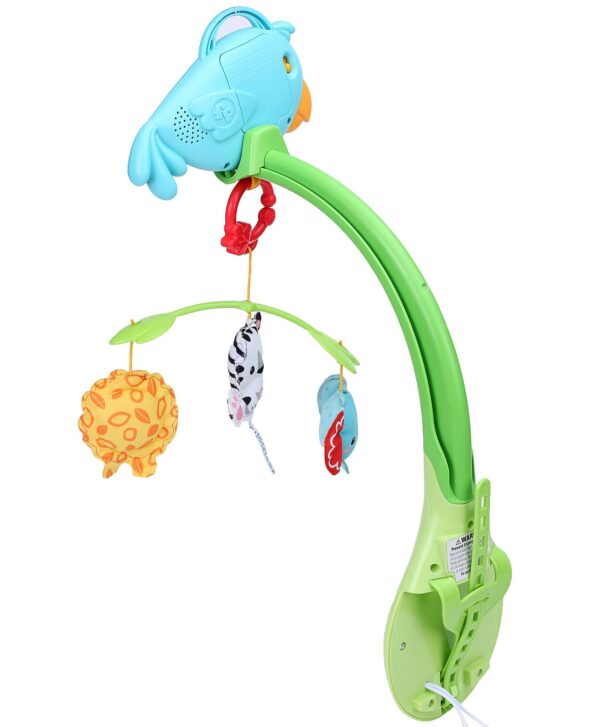 Fisher Price Rainforest Friends 3 In 1 Musical Mobile - Multicolor-1736