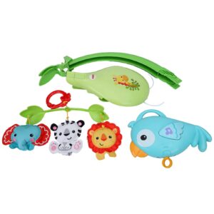 Fisher Price Rainforest Friends 3 In 1 Musical Mobile - Multicolor-1734