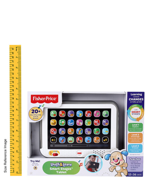 Fisher Price Laugh And Learn Smart Stages Touch Screen Tablet - Black-1505