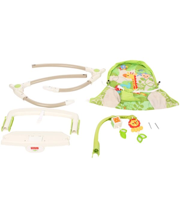 Fisher Price New Born To Toddler Portable Rocker With Free Diaper Bag - Green-1659