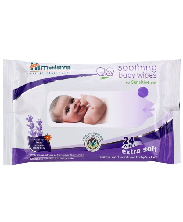 Himalaya Herbal Soothing Baby Wipes - 72 Pieces-0