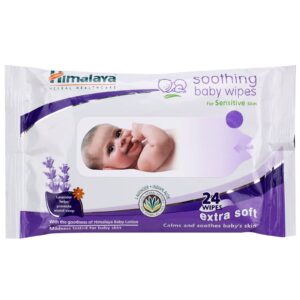 Himalaya Herbal Soothing Baby Wipes - 24 Pieces-0