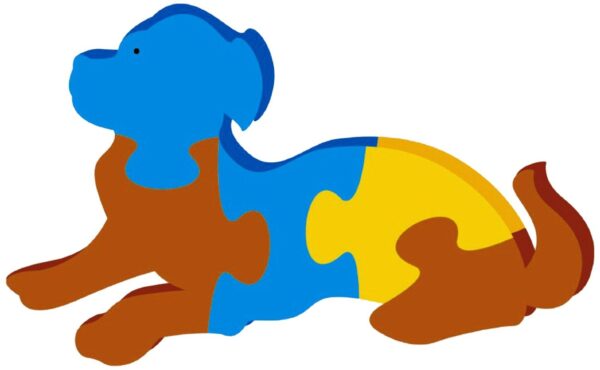 Kinder Creative Dog Jigsaw Puzzle-0