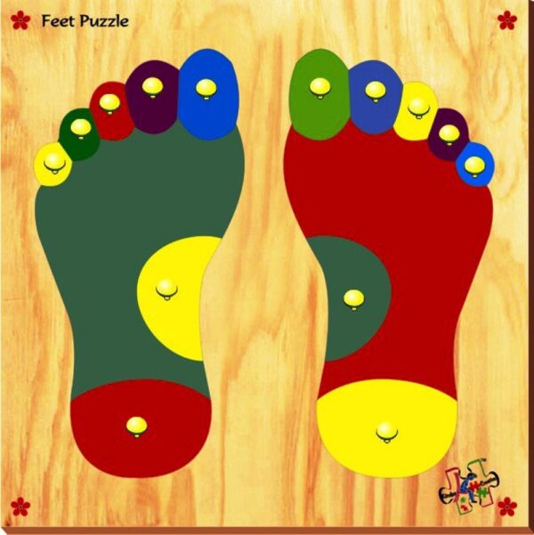 Kinder Creative Feet Tray Puzzle-0