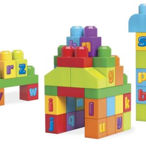 Mega Bloks First Builders ABC Spell 40 Pieces - Multi Color-0