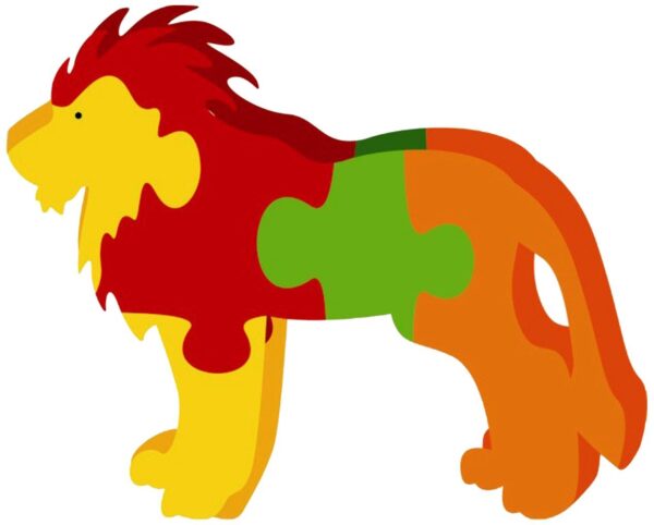 Kinder Creative Lion Jigsaw Puzzle-0