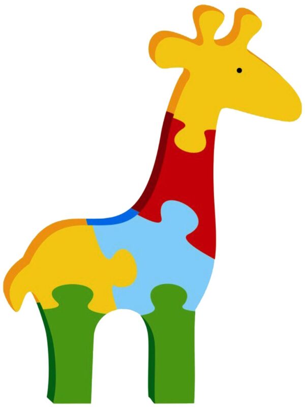 Kinder Creative Giraffe Jigsaw Puzzle-0