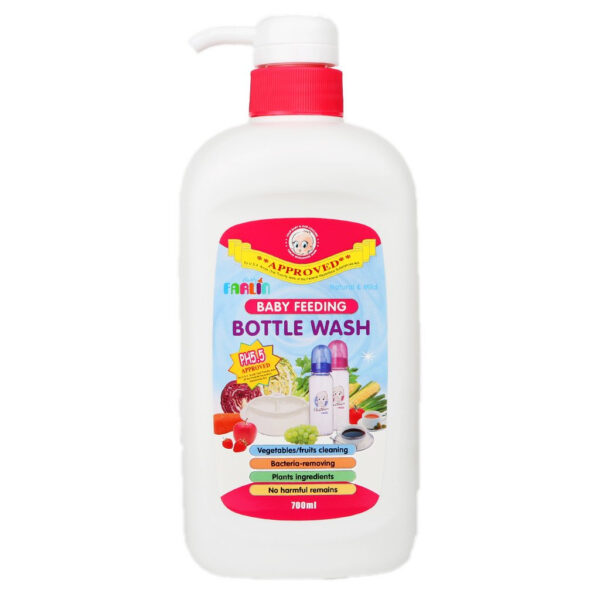 Farlin Anti-Bacterial Baby Liquid Cleanser for Fruits, Bottles, Accessories & Toys - 700 ml-0