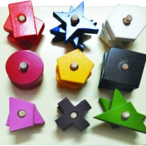 Kinder Creative Nine Color Shapes Sorting Board-0