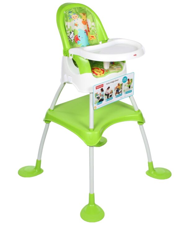 Fisher Price 4-in-1 High Chair - Green-1785