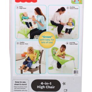 Fisher Price 4-in-1 High Chair - Green-1782