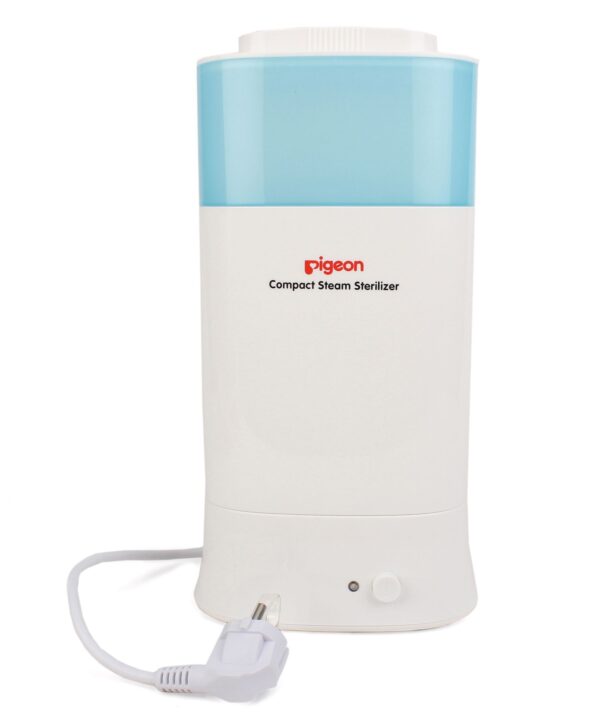 Pigeon Compact Steam Sterilizer - White And Blue-0