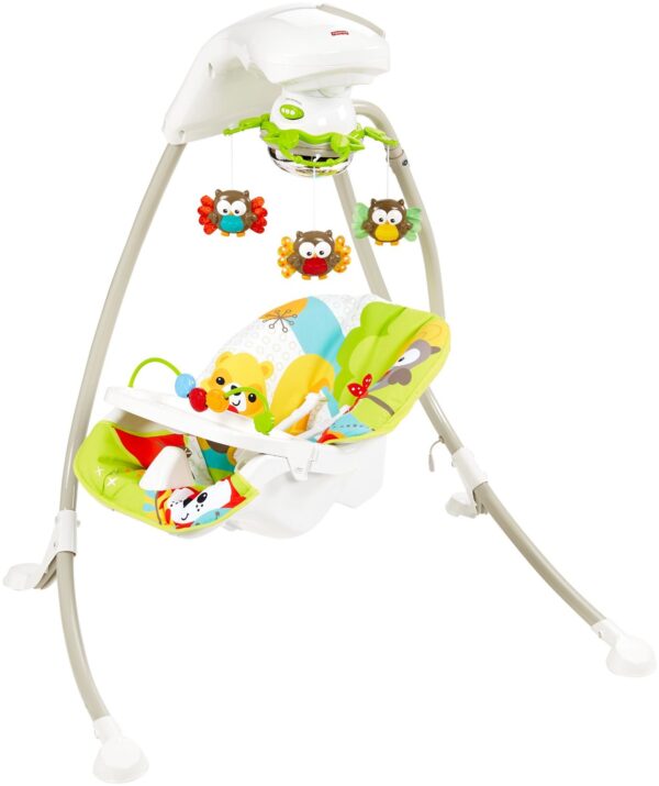 Fisher Price Woodland Friends Cradle and Swing - Multicolor-1677