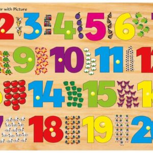 Kinder Creative 1-20 Number with Picture-0