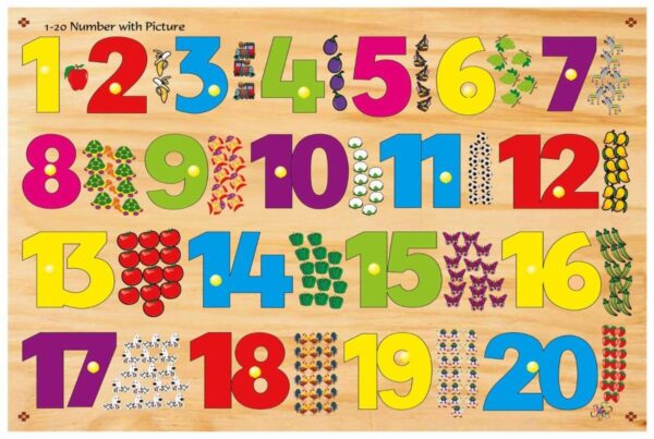 Kinder Creative 1-20 Number with Picture-0