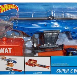 Hot Wheels Super SWAT Copter Vehicle - Multi Color-1145