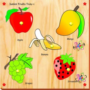 Kinder Creative Junior Fruits with Knobs-0