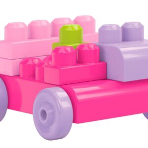 Mega Bloks First Builders Big Building Bag Pink - 80 Pieces-1191