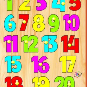 Kinder Creative Number Board with Knobs-0