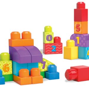 Mega Bloks First Builders 123 Count 20 Pieces - Multi Color-1176