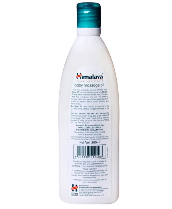 Himalaya Herbal Baby Massage Oil - 200 ml-1635