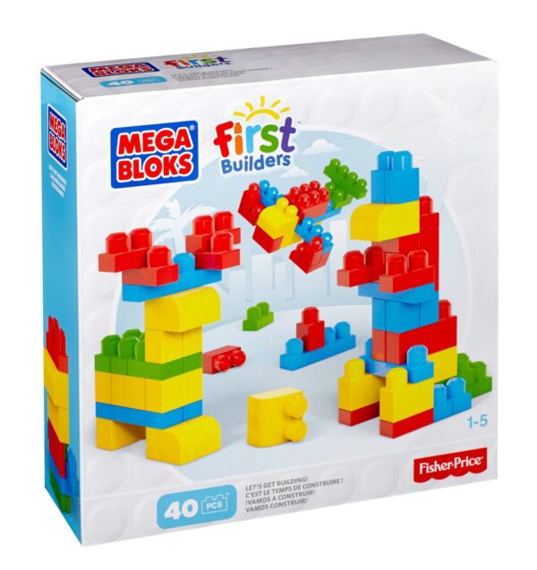 Mega Bloks First Builders Lets Start Building 40 Pieces - Multicolor-0