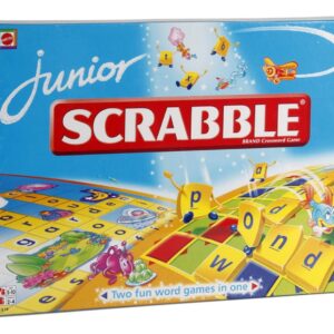 Mattel Junior Scrabble - Brand Crossword Game-0