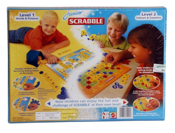 Mattel Junior Scrabble - Brand Crossword Game-919