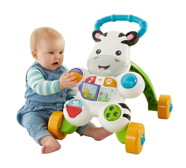 Fisher Price Learn with Me Zebra Walker - Multicolor-3854