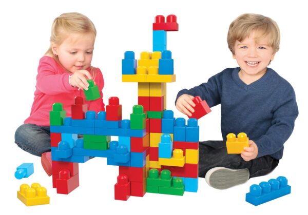 Mega Bloks First Builders Fun Endless Building 80 Pcs - Multi Color-1182