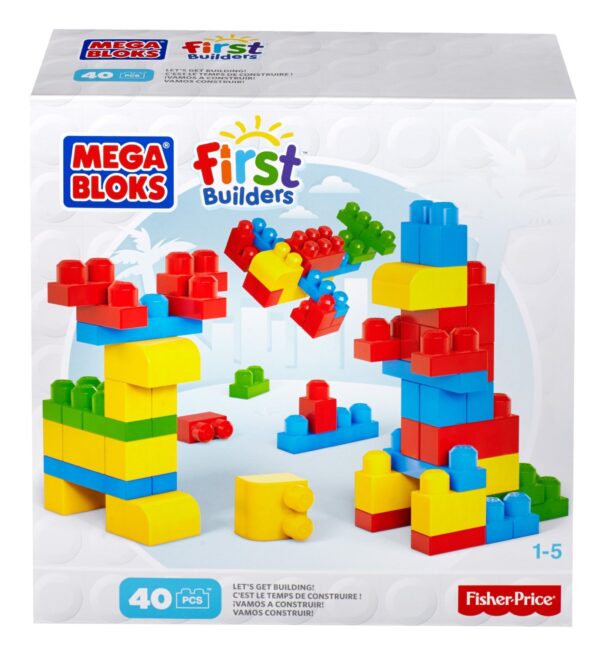 Mega Bloks First Builders Lets Start Building 40 Pieces - Multicolor-1160