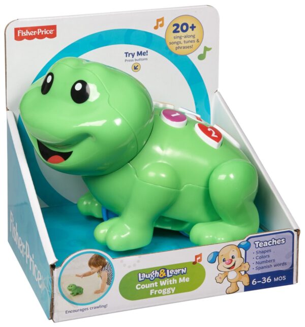 Fisher Price Laugh and Learn count with Me Froggy - Green-1593